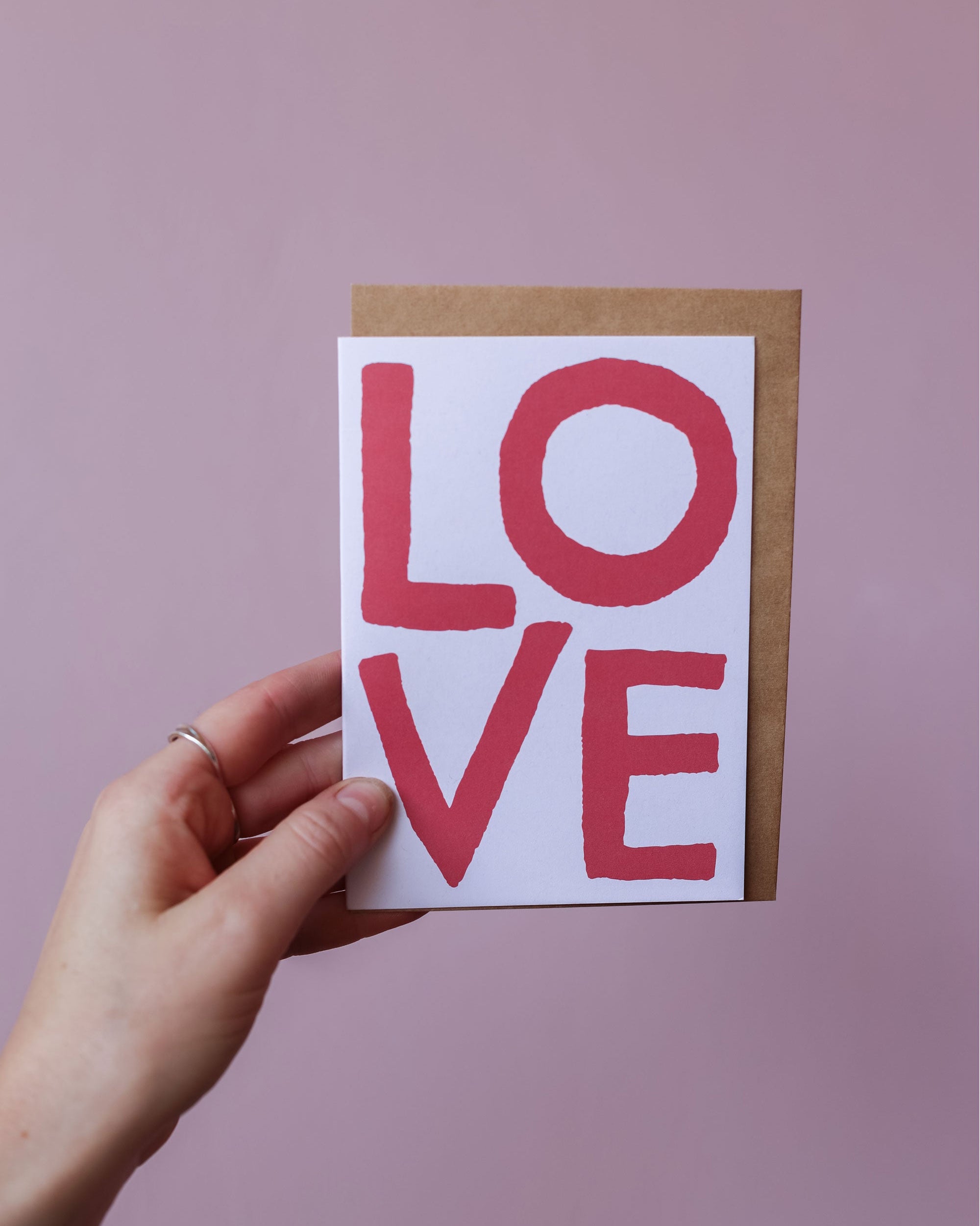 How Lovely Handwritten Card